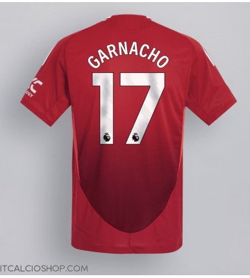 Manchester United Alejandro Garnacho #17 Prima Maglia 2024-25 Manica Corta